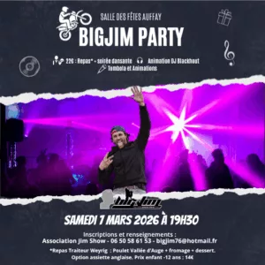 Soirée BigJim Party 7 mars 2026